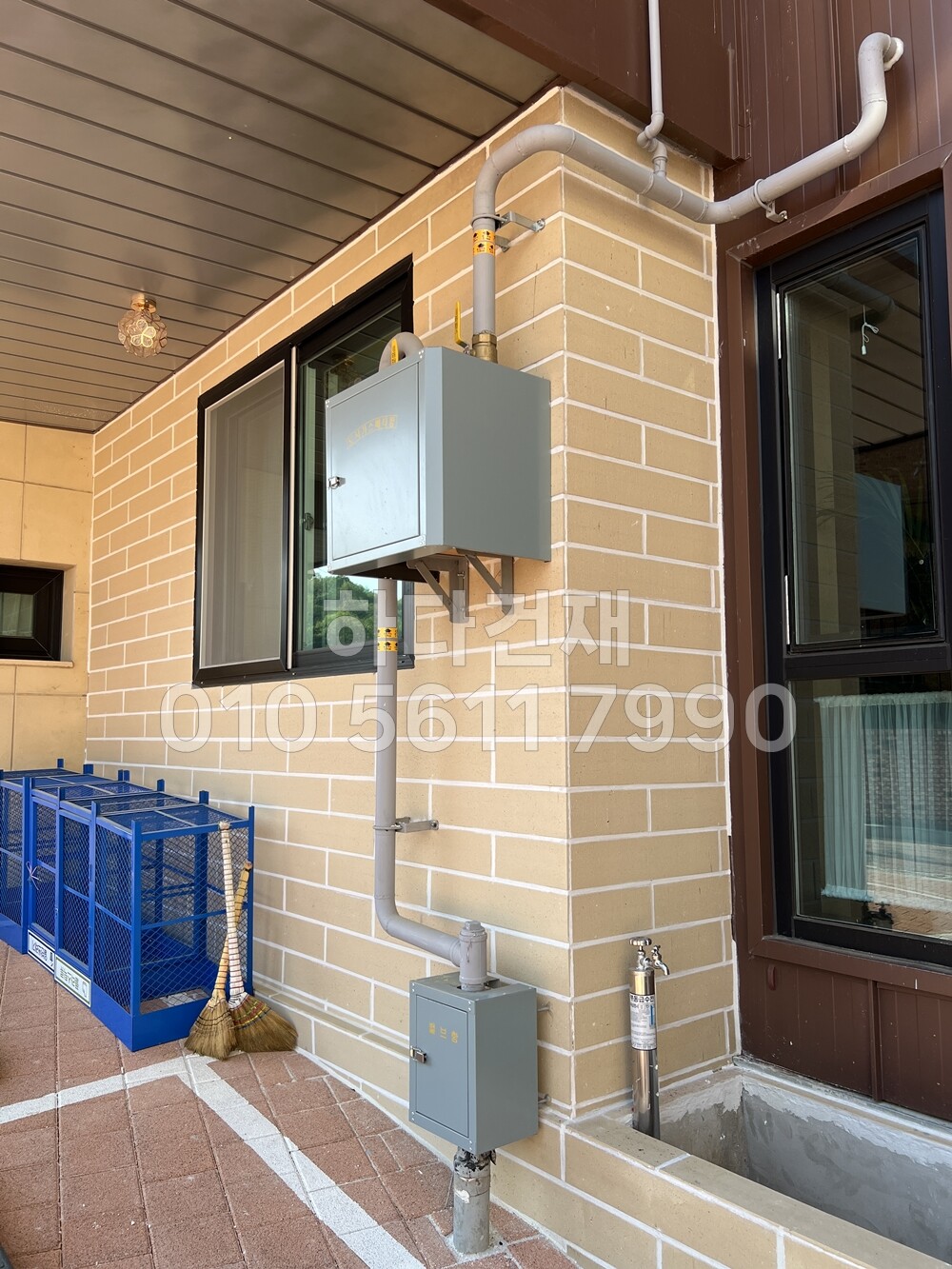 올라운더 점토타일 600x115x11T 베이지 / 하다건재 테라코타타일 시공사례