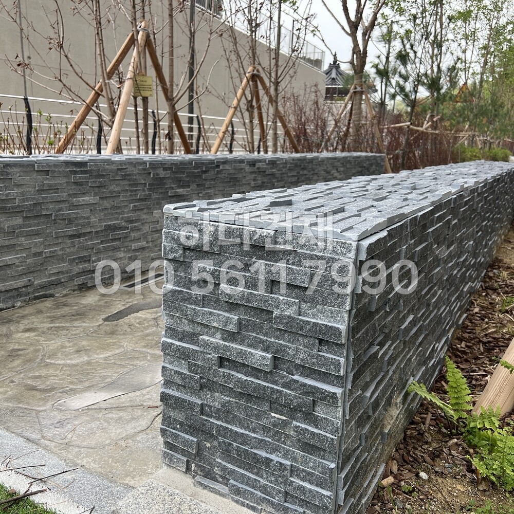 마블금강석 500x100x20T 블랙 / 하다건재