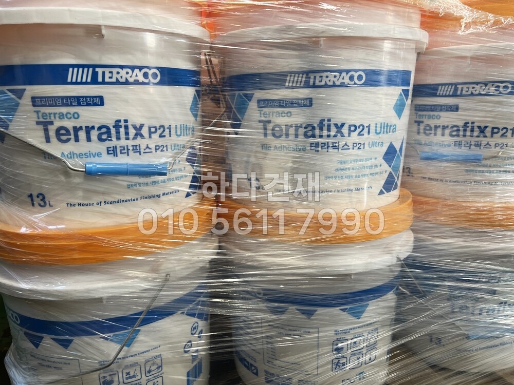 테라픽스 P21 울트라 프리미엄 1액형 타일접착제 / 하다건재 테라코