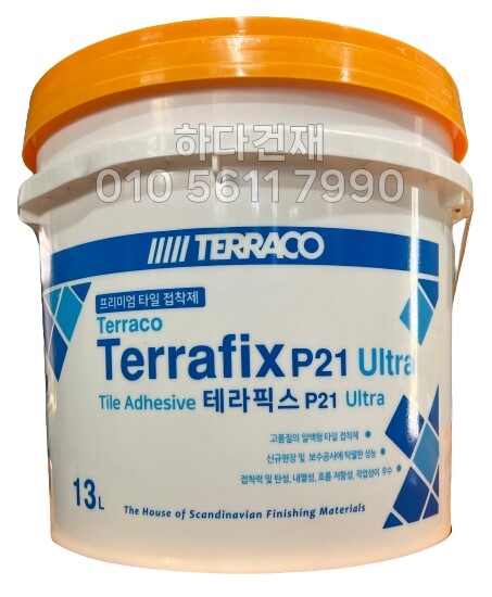 테라픽스 P21 울트라 프리미엄 1액형 타일접착제 / 하다건재 테라코