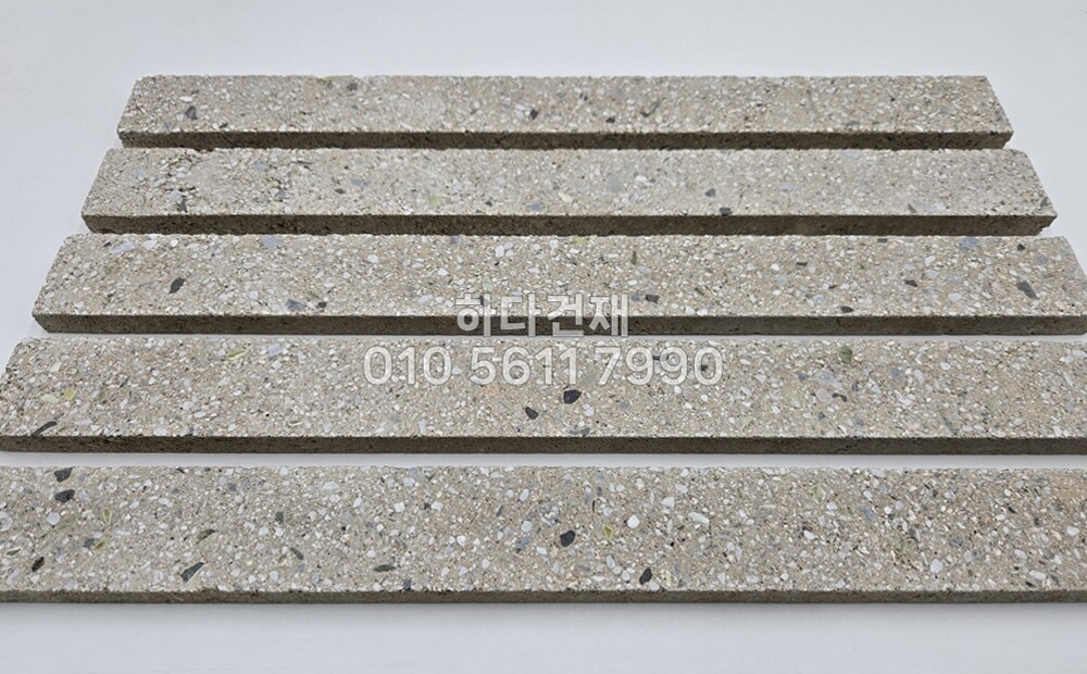 모노타일 롱와이드 500x50x15T 해바라기베이지 / 하다건재 와이드벽돌타일 롱브릭타일