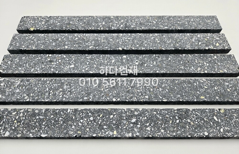 모노타일 롱와이드 500x50x15T 캐슬블랙 / 하다건재 와이드벽돌타일 모노롱브릭