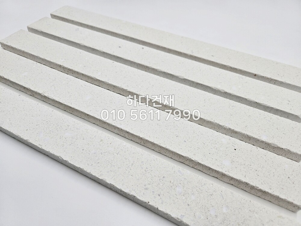 모노타일 롱와이드 500x50x15T 스페셜화이트 / 하다건재 와이드벽돌타일 모노롱브릭