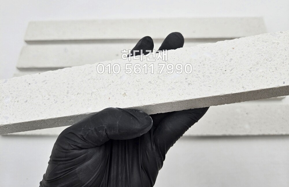 모노타일 롱와이드 500x50x15T 스페셜화이트 / 하다건재 와이드벽돌타일 모노롱브릭