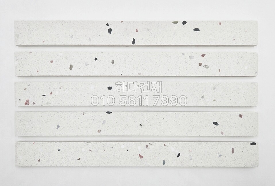 모노타일 롱와이드 500x50x15T 화이트팝 / 하다건재 와이드벽돌타일 모노롱브릭