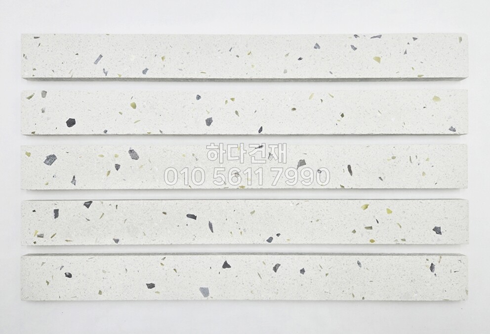 모노타일 롱와이드 500x50x15T 비취화이트 / 하다건재 와이드벽돌타일 모노롱브릭