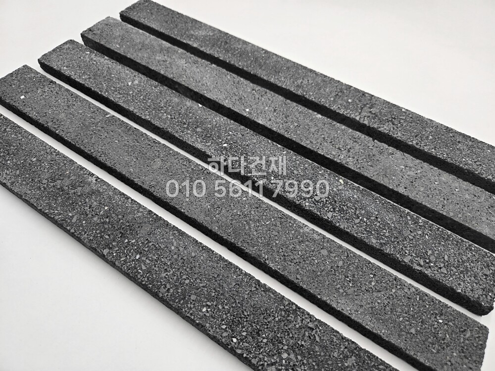 모노타일 롱와이드 500x50x15T 스페셜블랙 / 하다건재 와이드벽돌타일 롱브릭타일