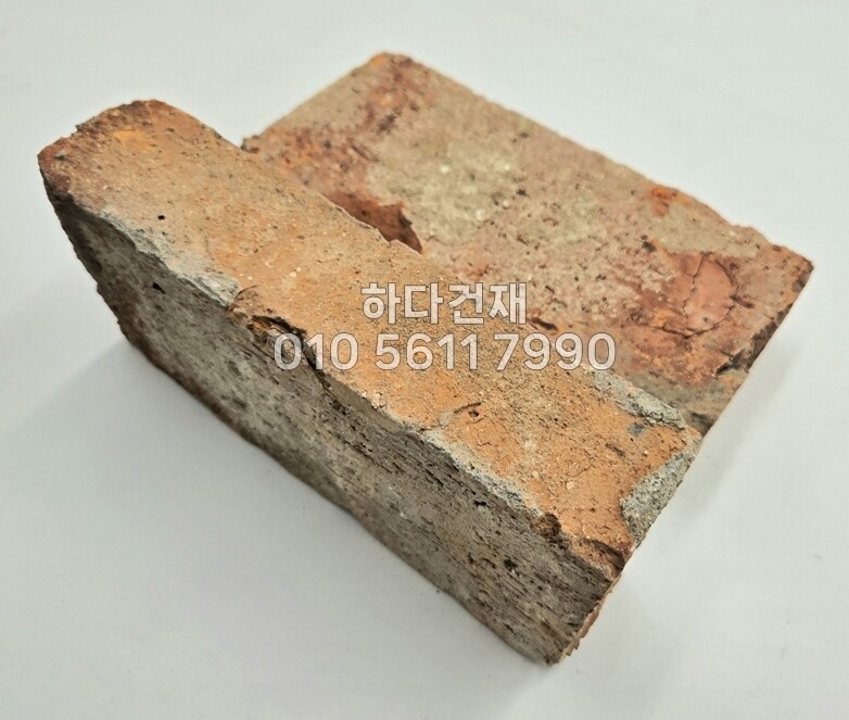 적고벽돌 230~240x50~55x110~115T / 하다건재 조적벽돌 파벽돌