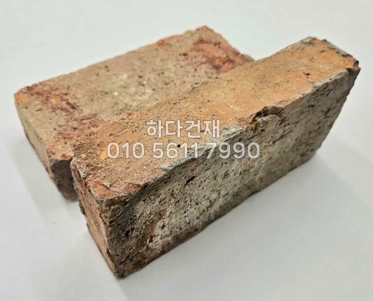 적고벽돌 230~240x50~55x110~115T / 하다건재 조적벽돌 파벽돌