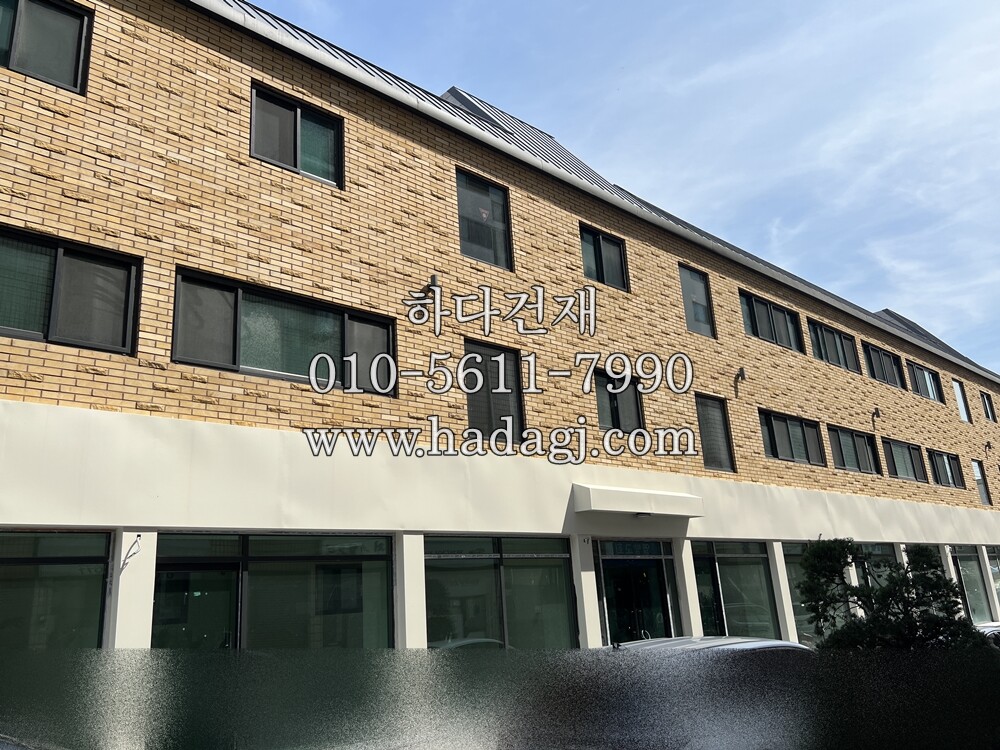 라임스톤 300x70 평스톤 혹두기스톤 / 하다건재 천연석타일 시공사례