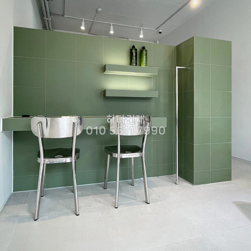 테라코타타일 300x300x8.5T 말차 / 하다건재