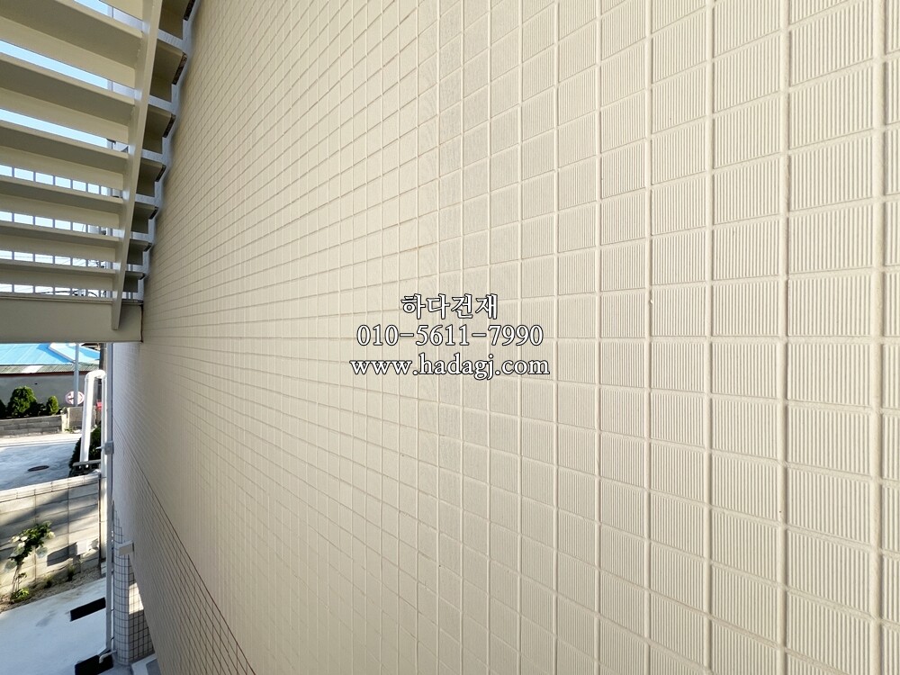 아이코트료와 안센트타일 501 세로결&가로결&정각 시공사례  / 하다건재 일본타일 ICOT RYOWA 아이콧료와