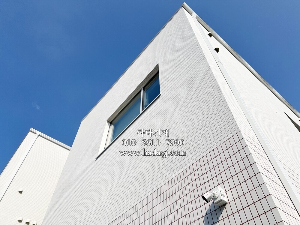 안센트타일 501 가로결, 세로결, 정사각 시공사례 / 하다건재 일본타일 아이코트료와 ICOT RYOWA 아이콧료와