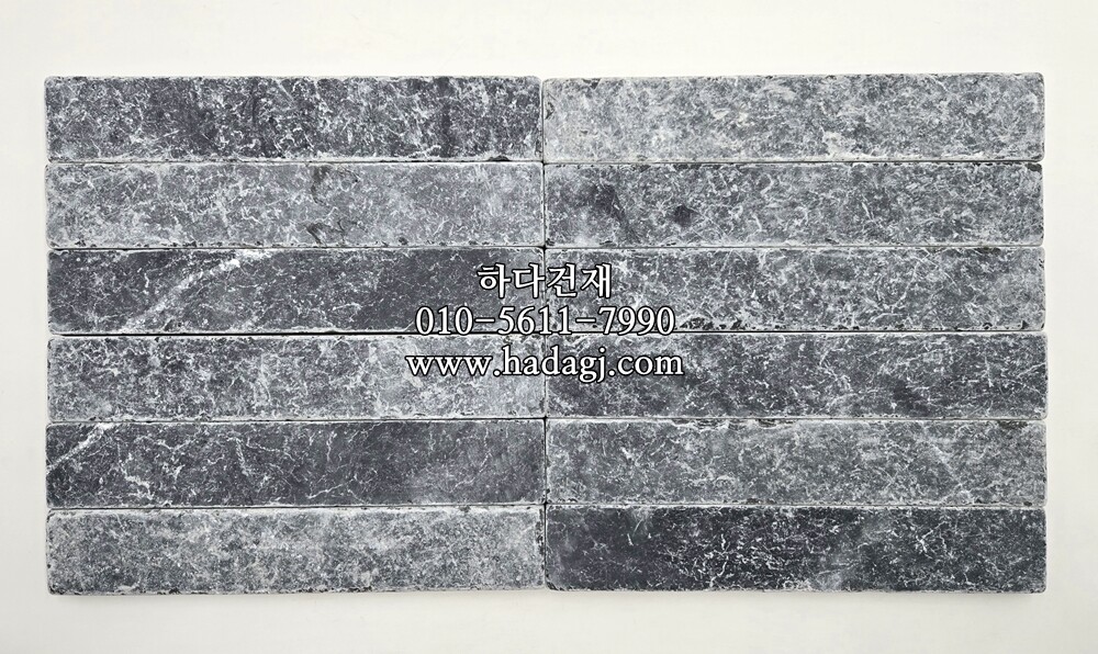 고딕블루스톤 300x50x20T / 하다건재 천연석타일 블루스톤텀블