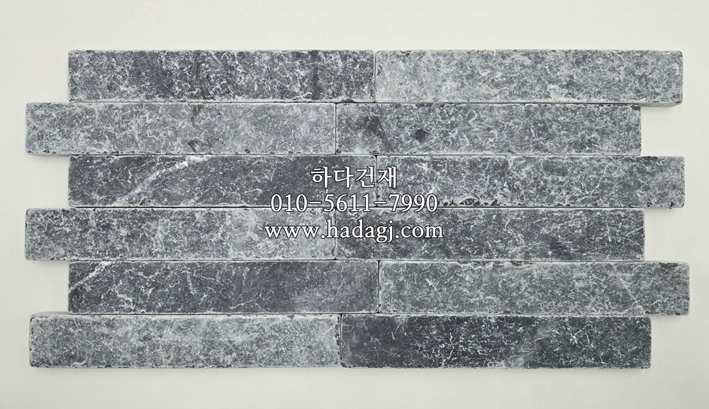 고딕블루스톤 300x50x20T / 하다건재 천연석타일 블루스톤텀블