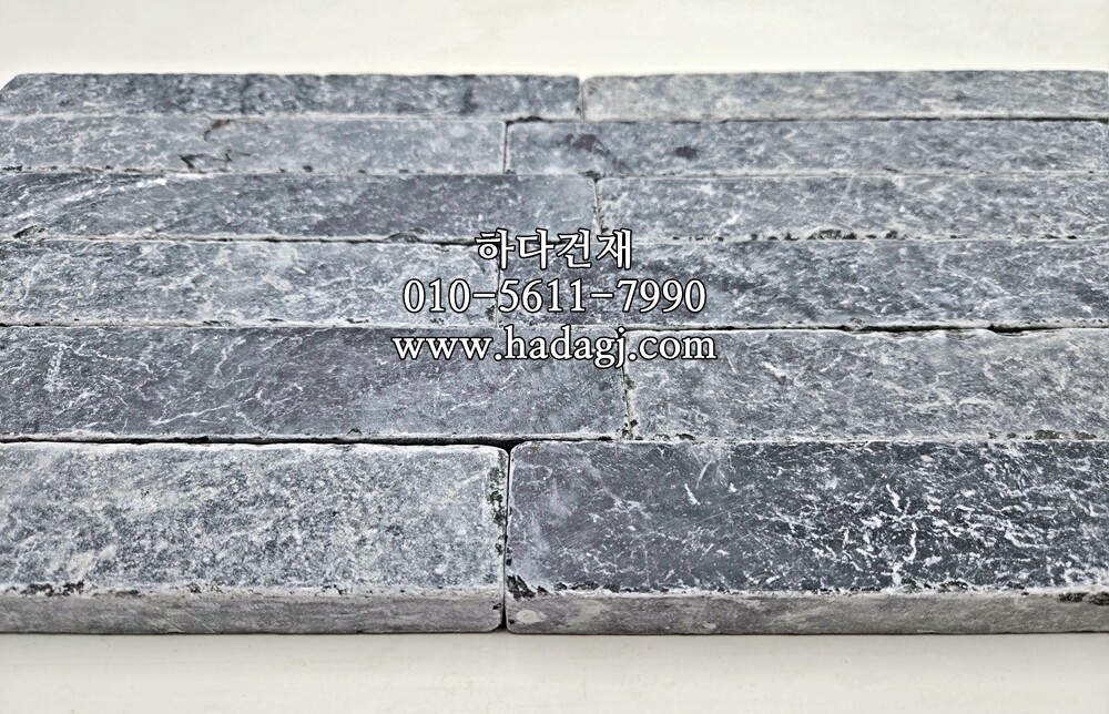고딕블루스톤 300x50x20T / 하다건재 천연석타일 블루스톤텀블