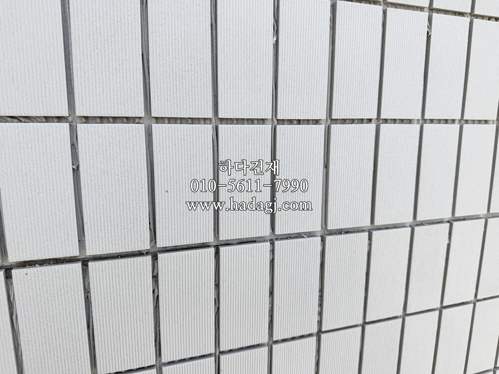 아이코트료와 안센트타일 501 가로결, 세메다인 타일에이스프로 시공사례 / 하다건재 일본타일 ICOT RYOWA