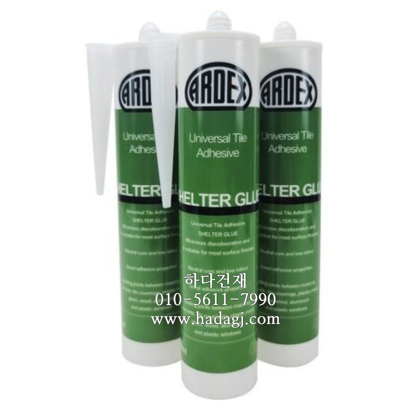 아덱스 쉘터글루 300ml / 하다건재 쉘터본드 ARDEX
