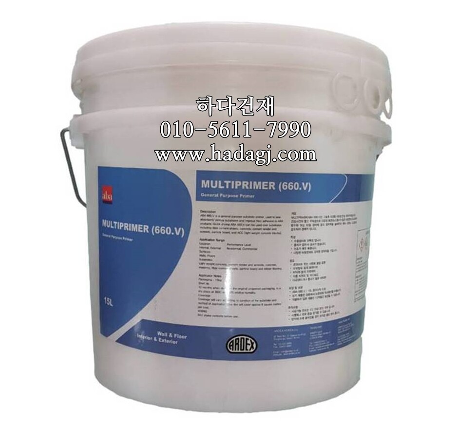 아덱스 660V 수용성 흡수면 멀티프라이머 / 하다건재 ARDEX