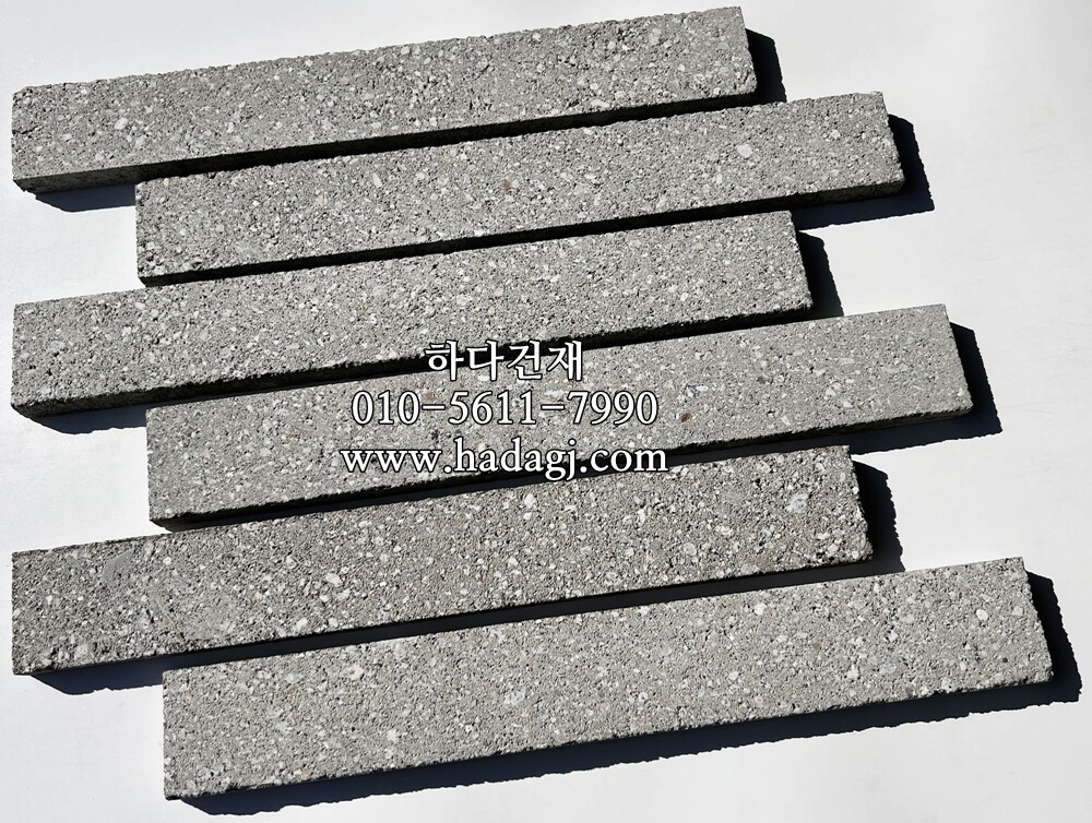 모노타일 390x55x15~17T 그레이 / 하다건재