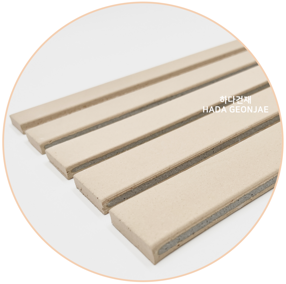 테라코타 점토롱타일 440x50x12T 아이보리 / 하다건재