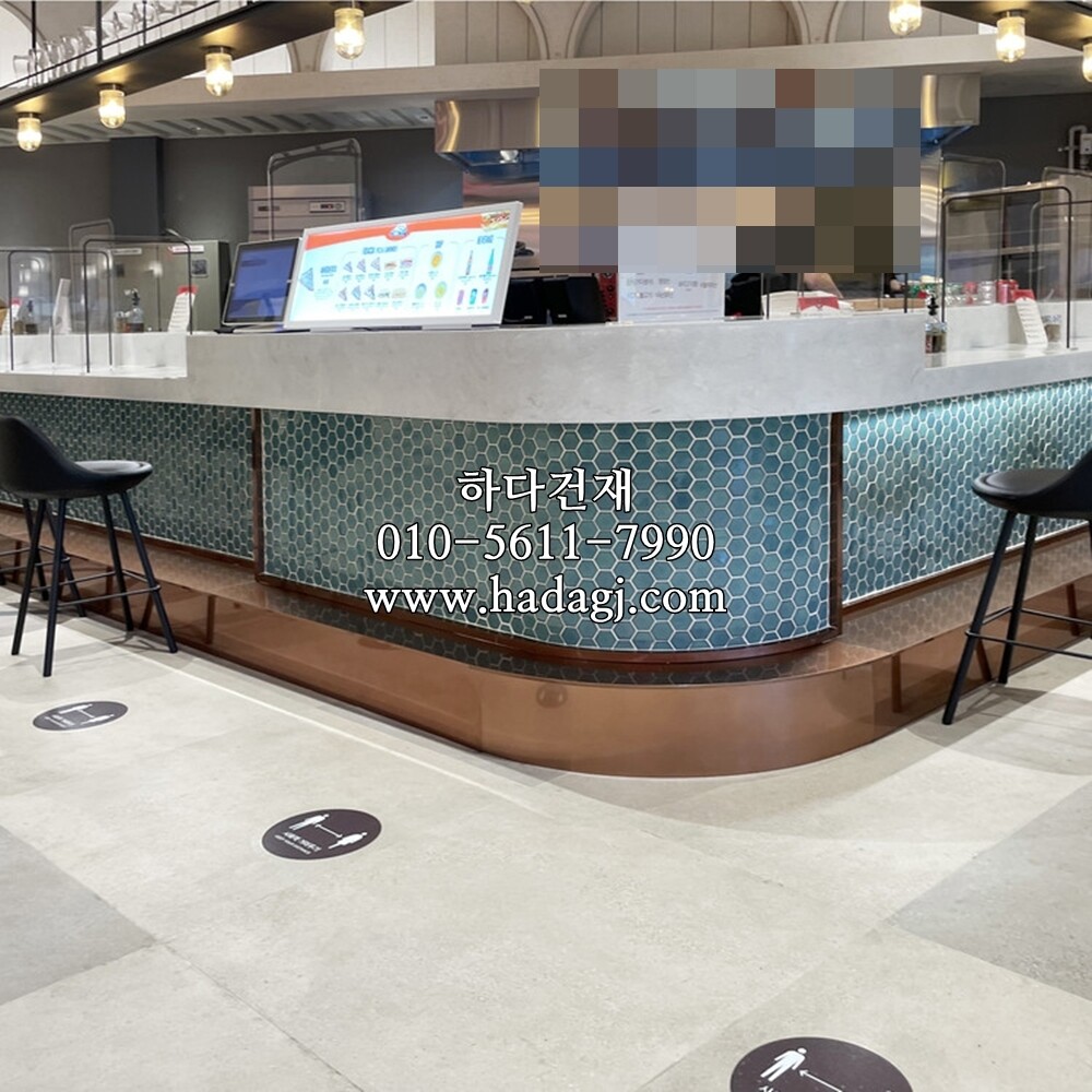 육각 모자이크타일 51x59x4T 티파니 유광 / 하다건재