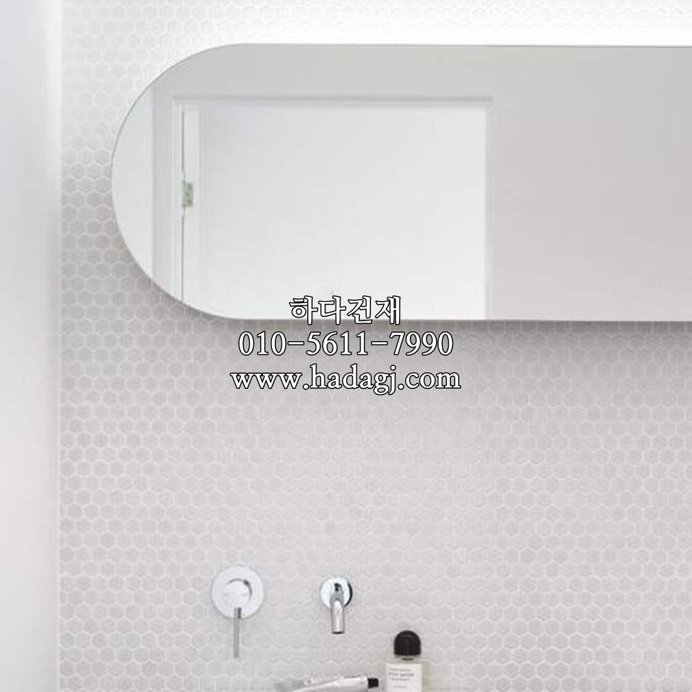 육각 모자이크타일 23x27x4T 화이트 무광 / 하다건재