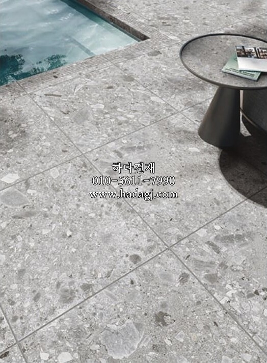 세라믹데크 체포스톤 600x600x20T 미디엄그레이 CEPPO STONE 페데스탈타일 / 하다건재