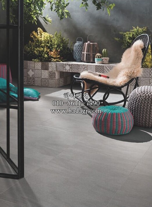 세라믹데크 라군 600x600x20T 그라파이드 LAGOON 페데스탈타일 / 하다건재