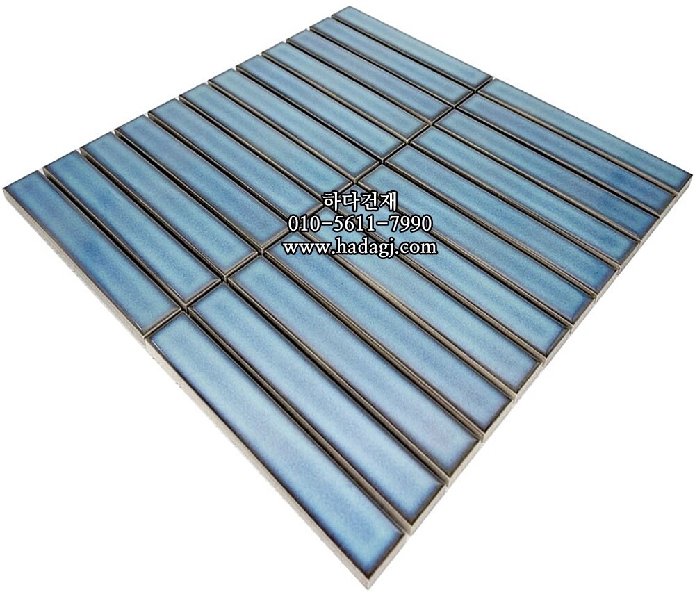 직각 모자이크타일 22x145x5T 티파니 유광 / 하다건재