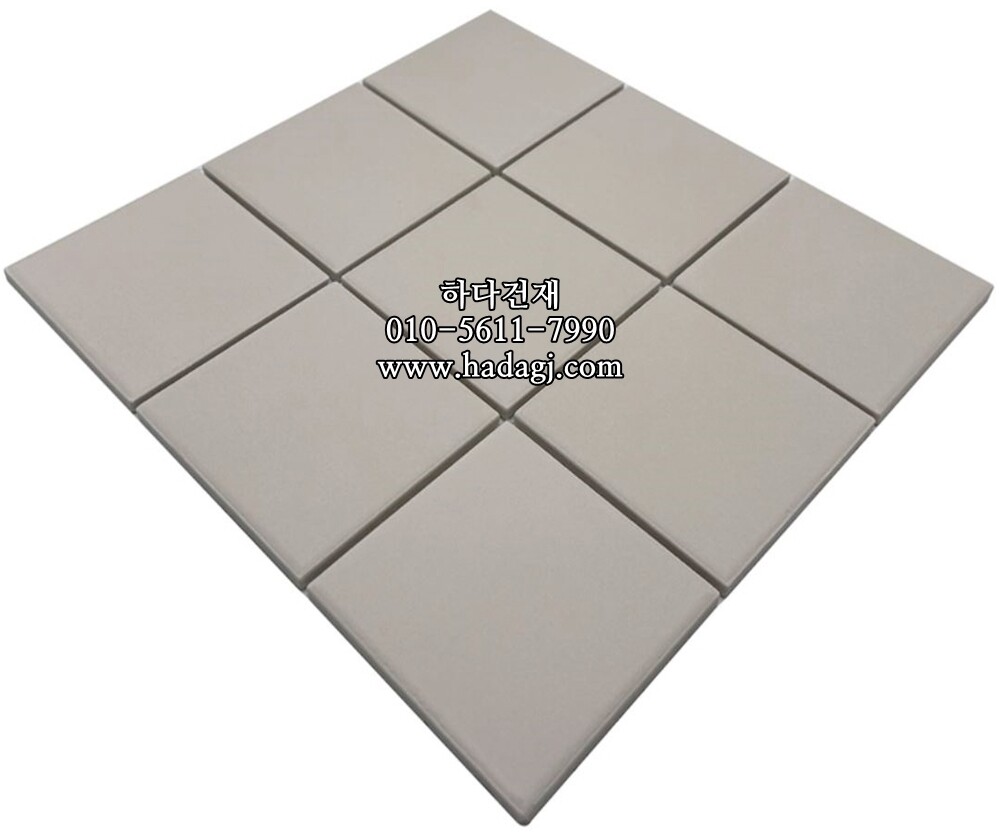 정각 모자이크타일 97x97x6T 크레용 논슬립 / 하다건재