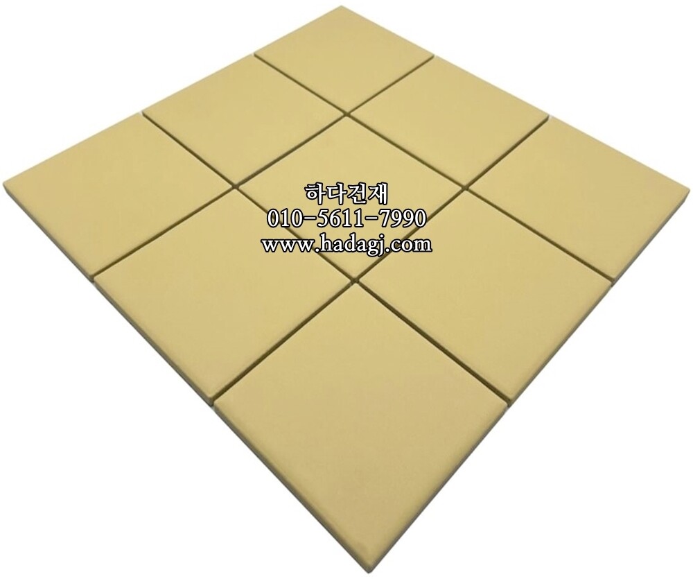 정각 모자이크타일 97x97x6T 버터 논슬립 / 하다건재