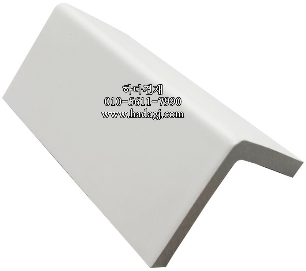 정각 모자이크타일 코너 97x97x6T 화이트 무광 / 하다건재
