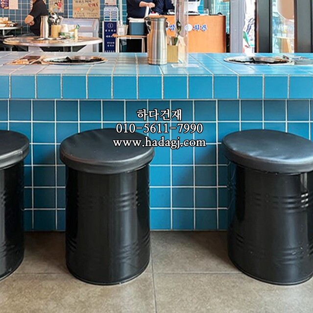 정각 모자이크타일 97x97x6T 아쿠아 무광 / 하다건재