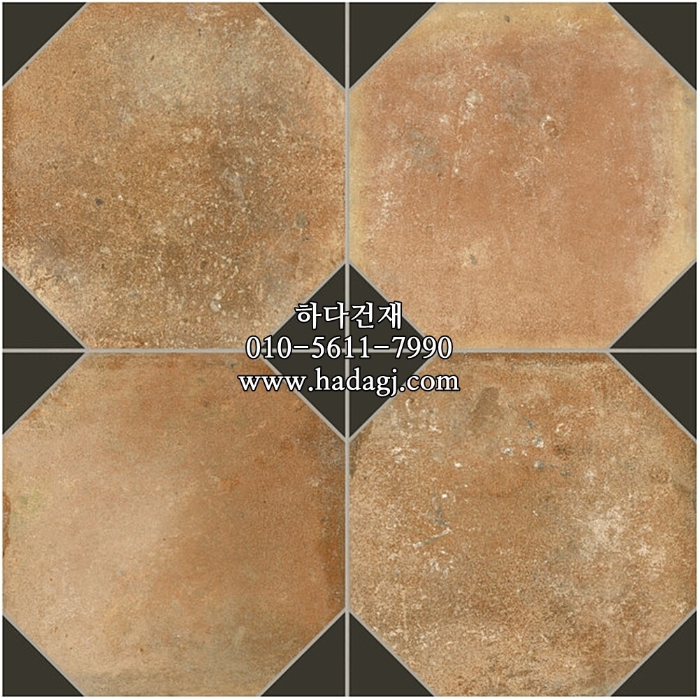 패턴 포세린타일 452x452X9.5T FS NONNA BLACK DECOR LT