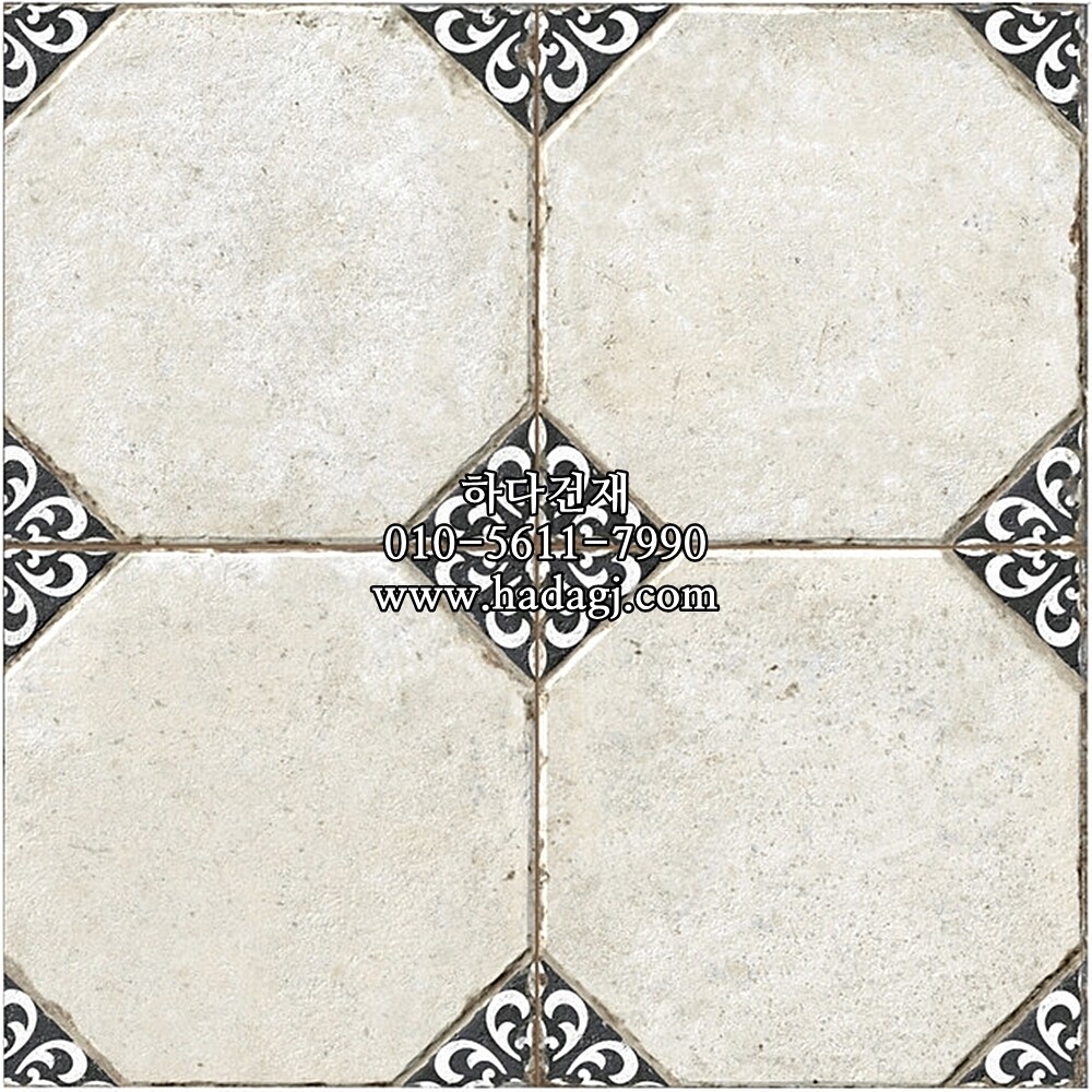 패턴 포세린타일 452x452X9.5T FS FIELD BLACK LT 하다건재