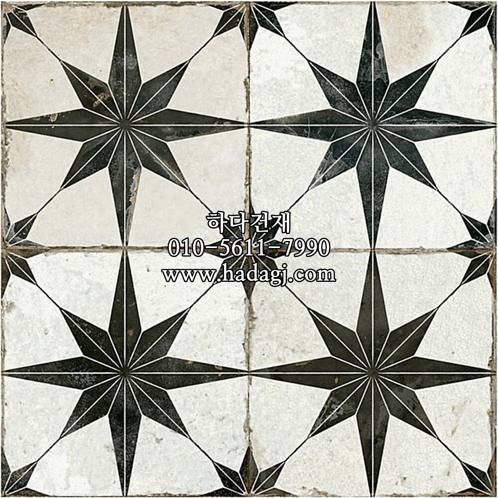 패턴 세라믹타일 FS STAR N 450x450X9.5T / 하다건재