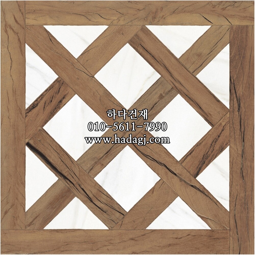 패턴 세라믹타일 FS FOREST MIX 450x450X9.5T / 하다건재 스페인타일