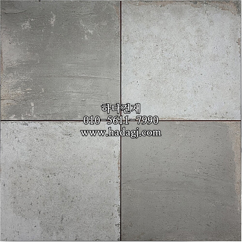 패턴 세라믹타일 FS CHECKER SILVER 450x450X9.5T / 하다건재 스페인타일