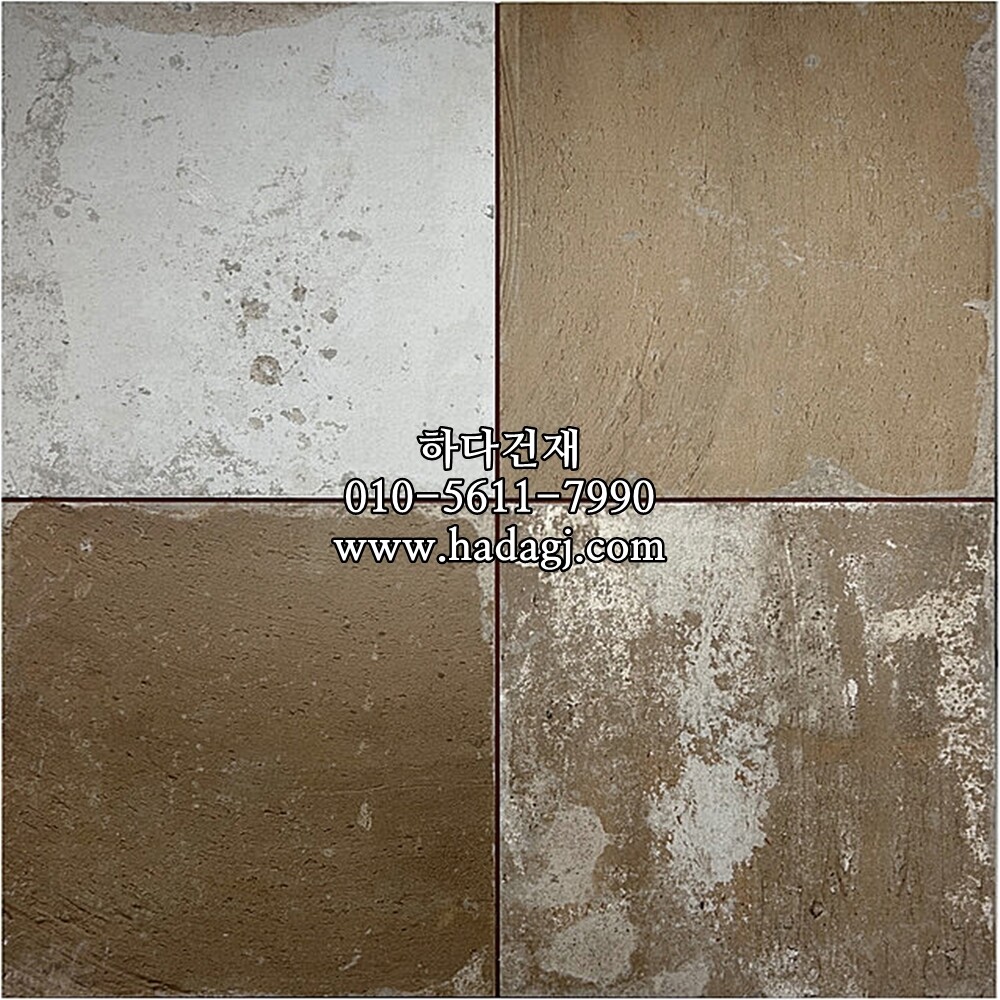 패턴 세라믹타일 FS CHECKER SAND 450x450X9.5T / 하다건재 스페인타일