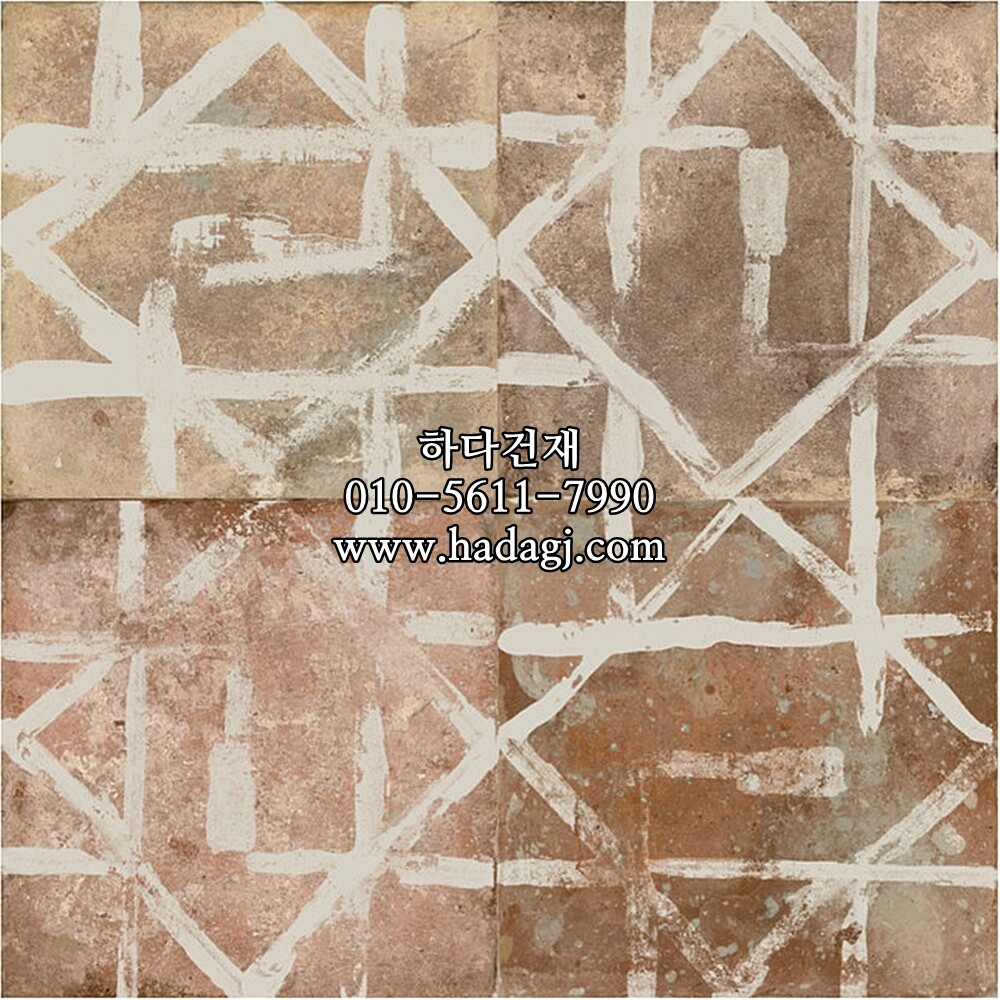 패턴 세라믹타일 FS ALORA DECOR LT 450x450X9.5T / 하다건재 스페인타일