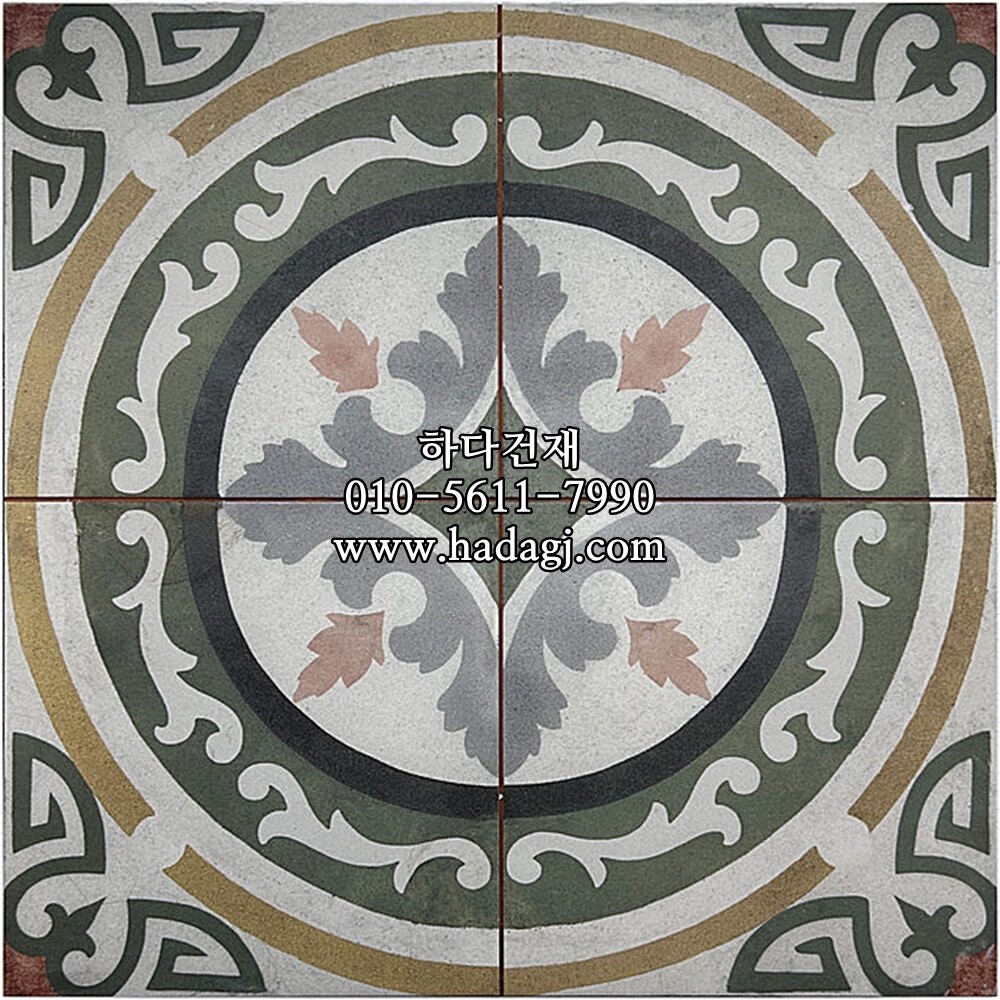 패턴 세라믹타일 FS BARNA GRACIA 450x450X9.5T / 하다건재