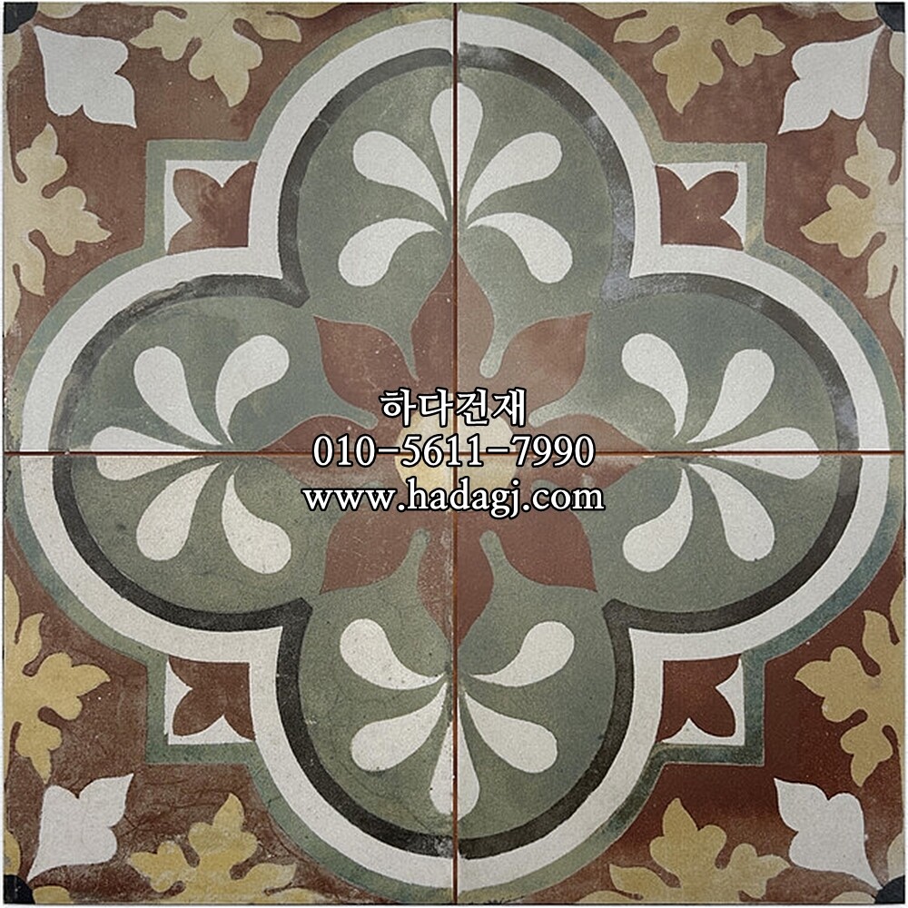 패턴 세라믹타일 FS BARNA BORN 450x450X9.5T / 하다건재 스페인타일
