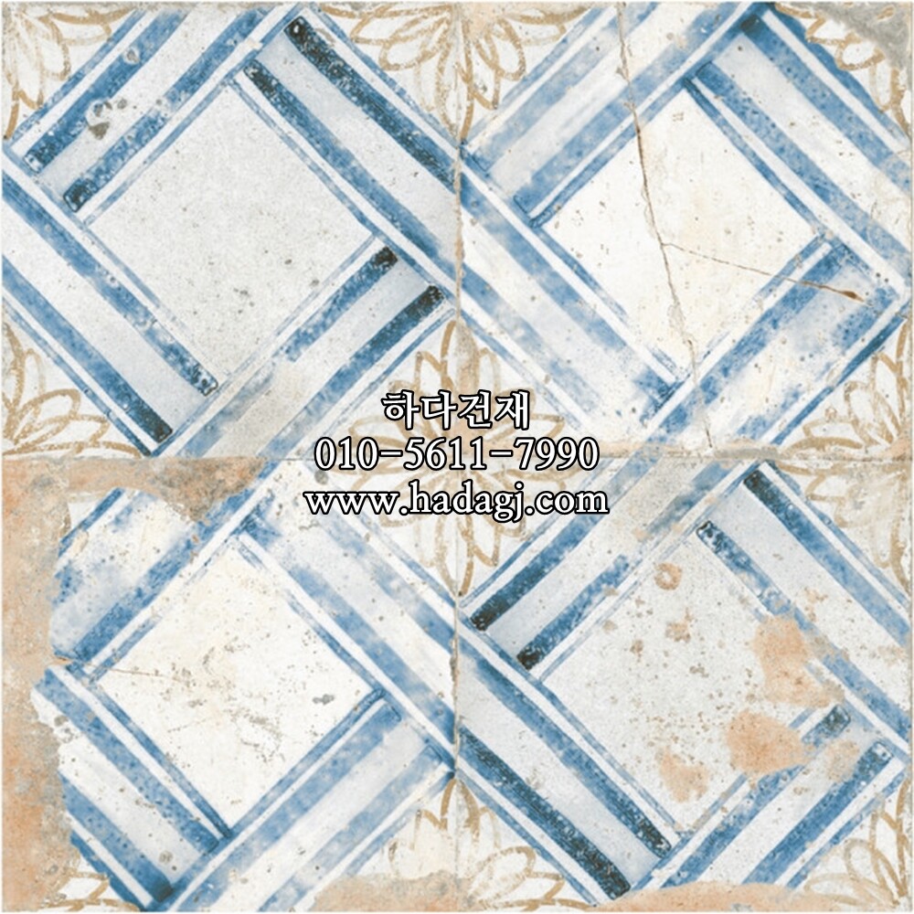 패턴 세라믹타일 FS ROOTS NO.4 450x450X9.5T / 하다건재 스페인타일