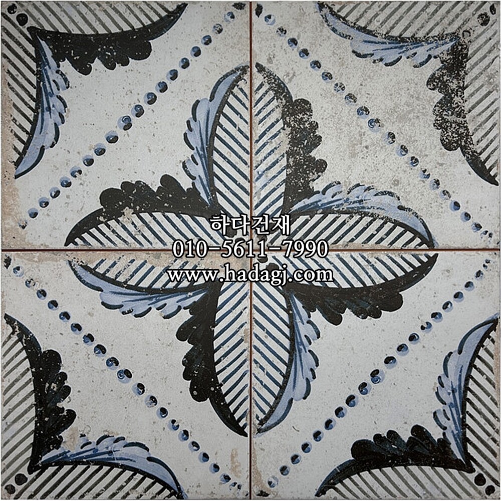 패턴 세라믹타일 FS ROOTS NO.2 450x450X9.5T / 하다건재 스페인타일