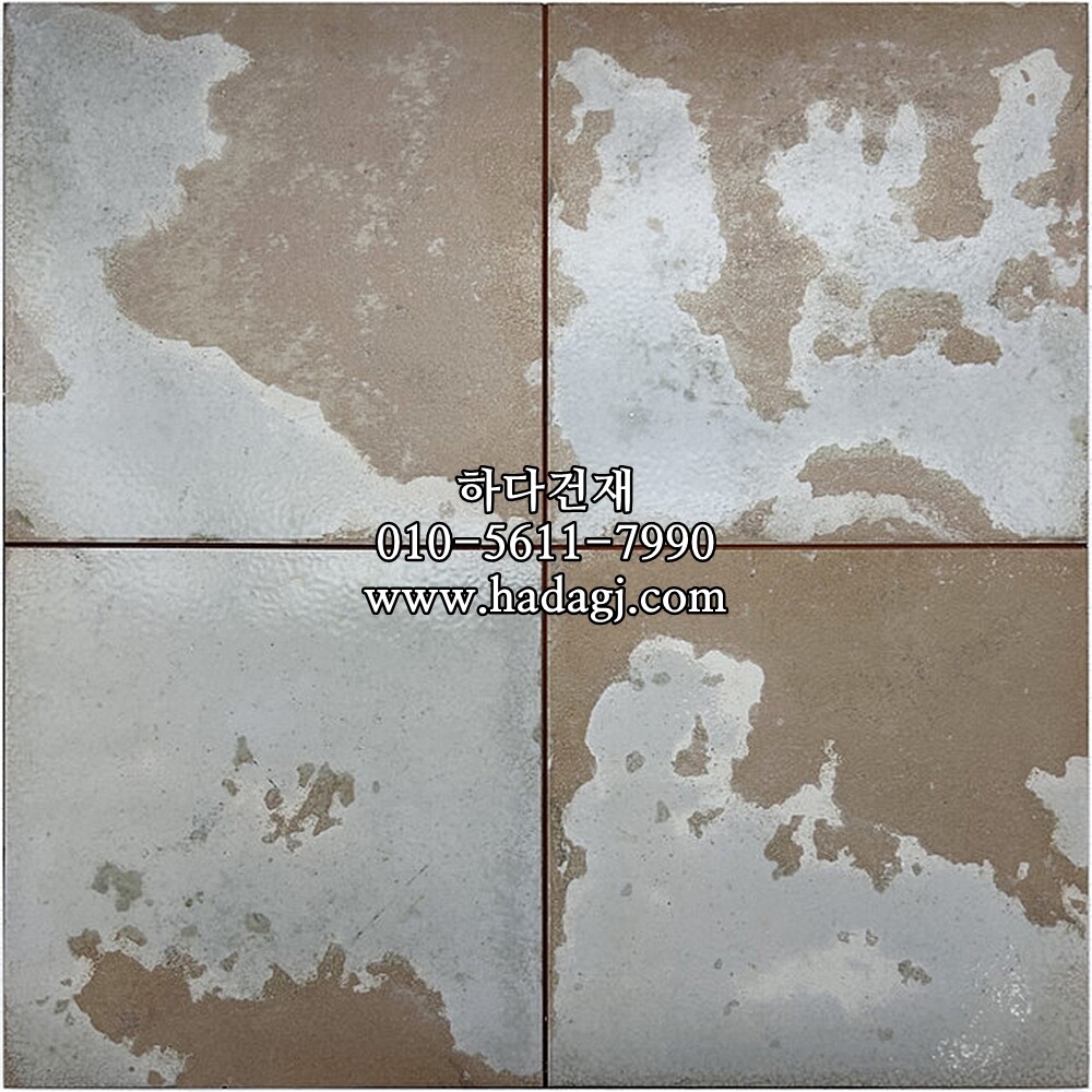패턴 세라믹타일 FS HERITAGE WHITE LT 450x450X9.5T / 하다건재