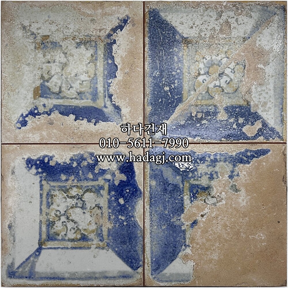 패턴 세라믹타일 FS HERITAGE SQUARE LT 450x450X9.5T / 하다건재 스페인타일