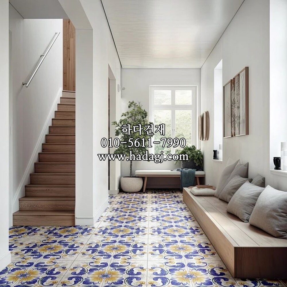 패턴 포세린타일 CAPRI GIALLO PI (S3301) 333x333X9T / 하다건재 이태리타일