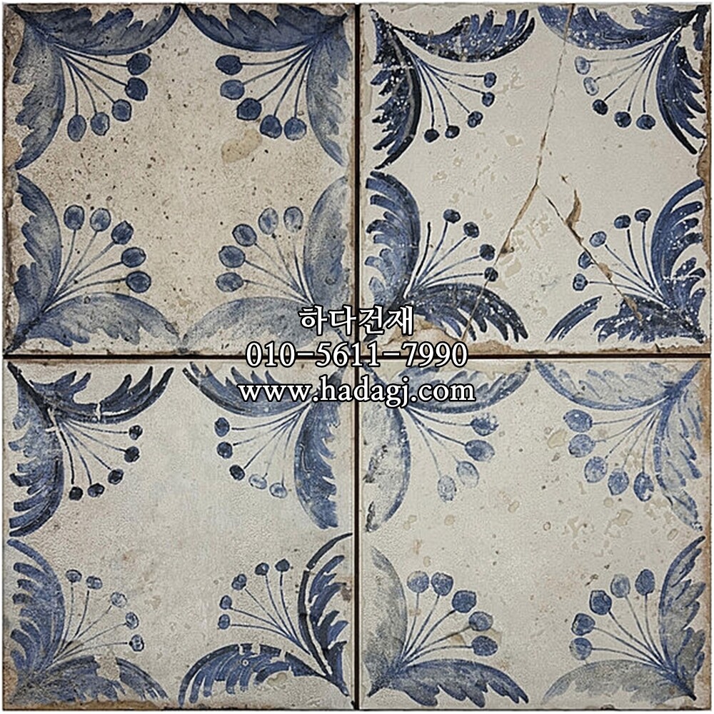 패턴 세라믹타일 FS OLDKER 330x330X9.5T / 하다건재 스페인타일