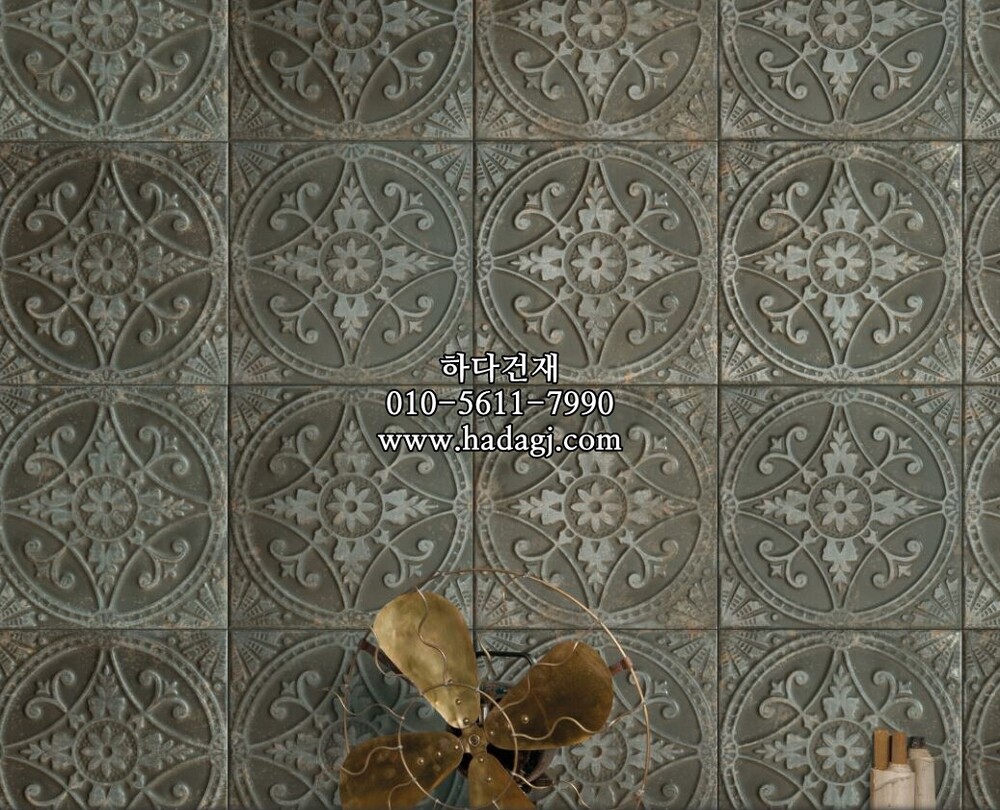 패턴 세라믹타일 FS SAJA B 330x330X9.5T / 하다건재 스페인타일
